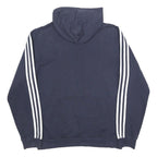 ADIDAS Mens Blue Hoodie M Cotton Blend Sports Casual Pullover Hoodie
