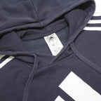ADIDAS Mens Blue Hoodie M Cotton Blend Sports Casual Pullover Hoodie