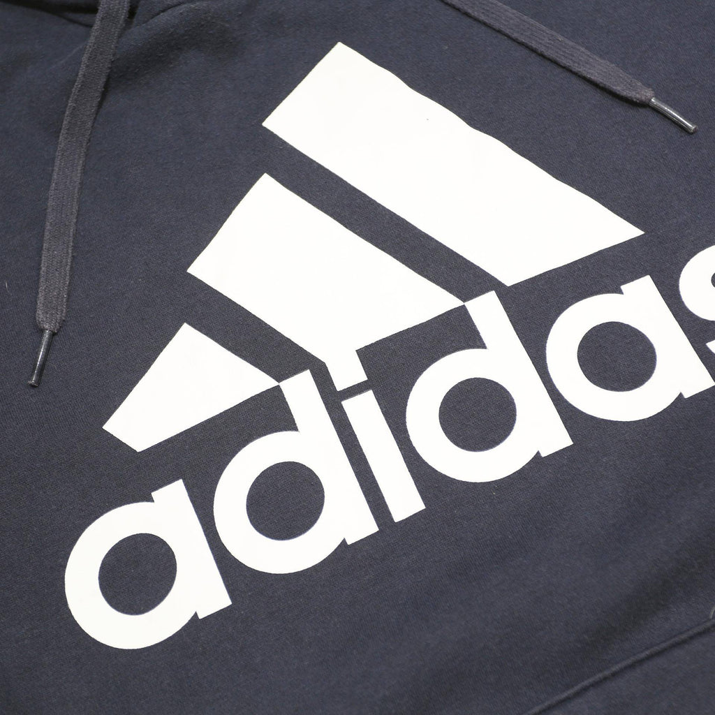 ADIDAS Mens Blue Hoodie M Cotton Blend Sports Casual Pullover Hoodie