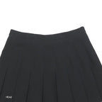 HEAD Womens Black Pleated Mini Skirt Polyester Blend Size S Tennis Casual