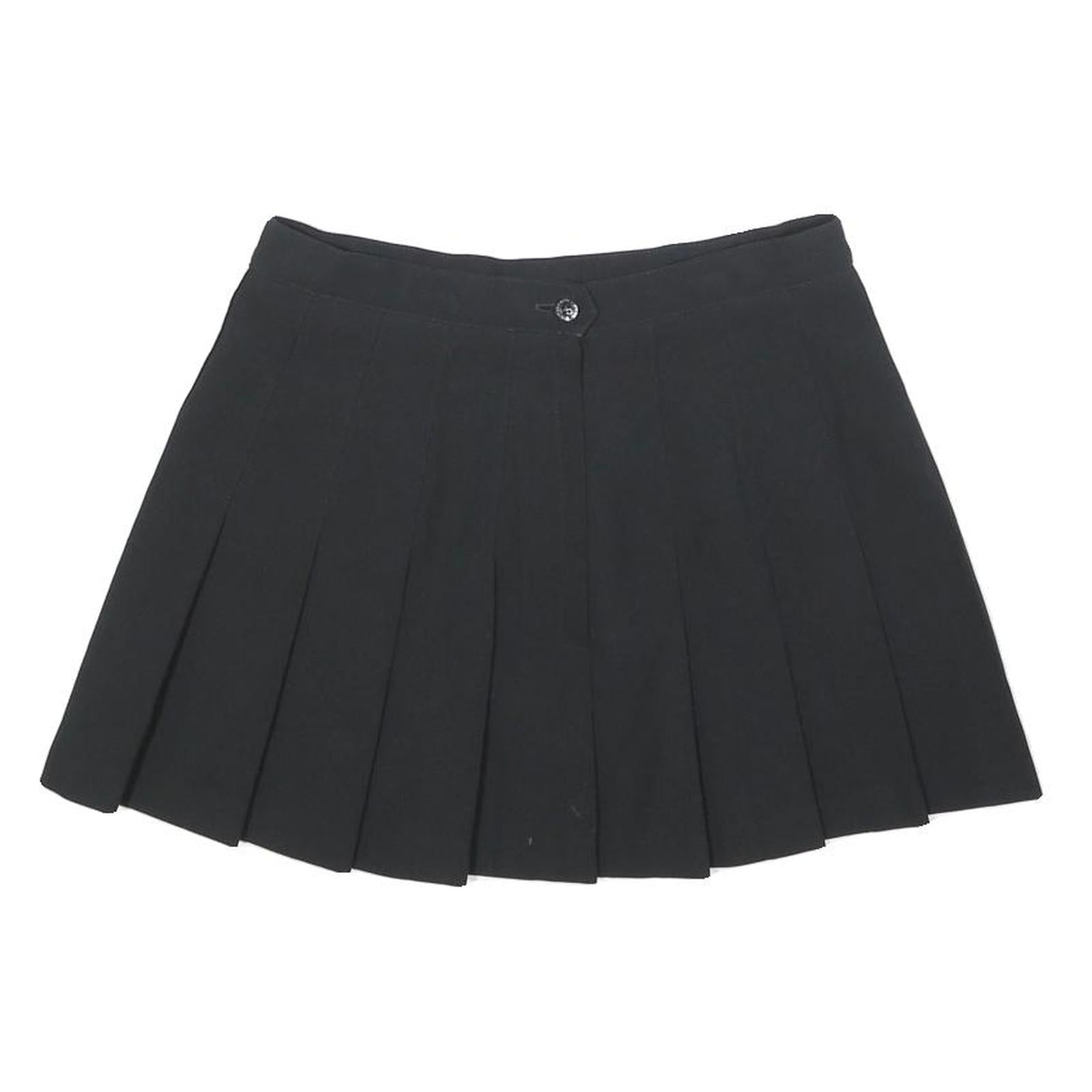HEAD Womens Black Pleated Mini Skirt Polyester Blend Size S Tennis Casual