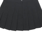HEAD Womens Black Pleated Mini Skirt Polyester Blend Size S Tennis Casual