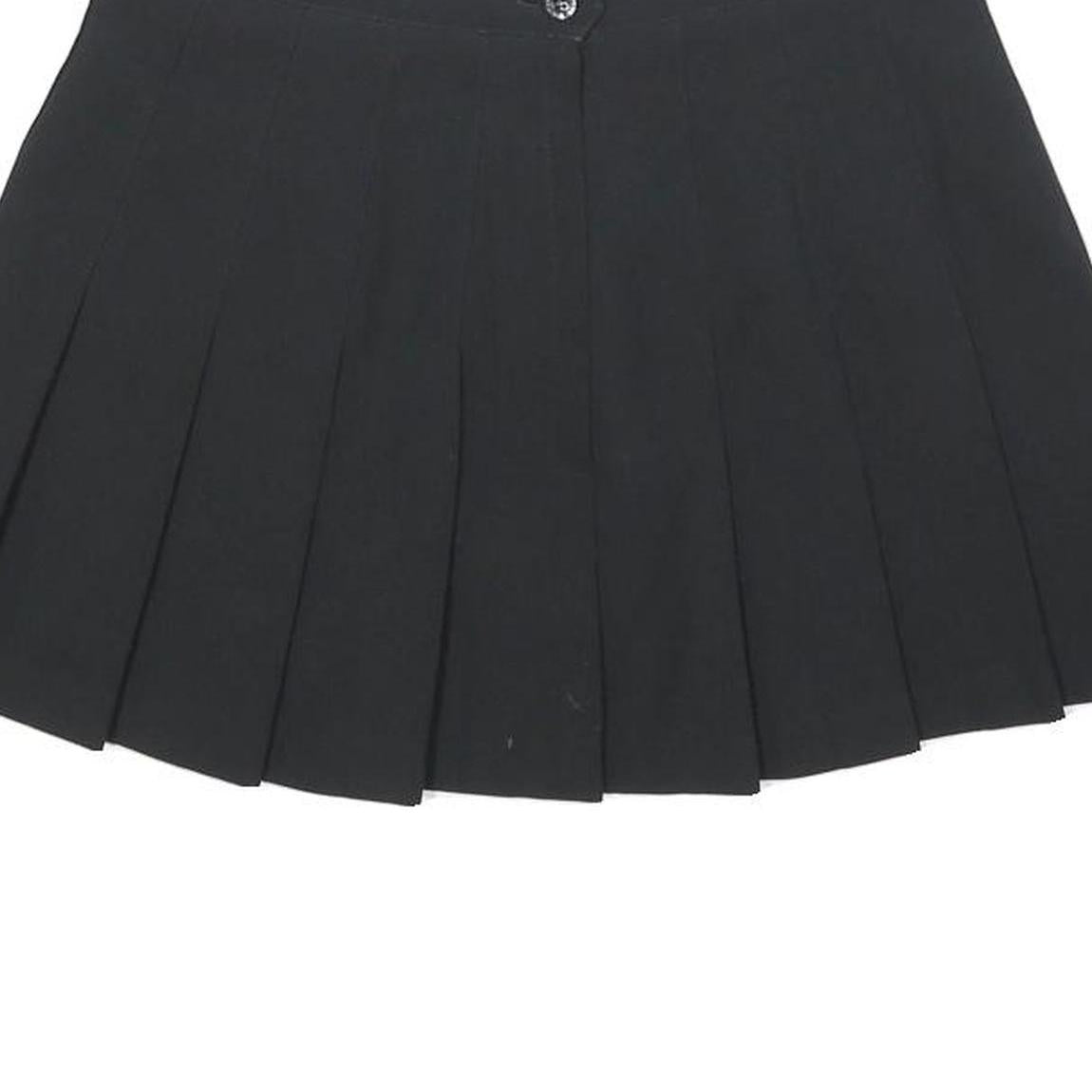 HEAD Womens Black Pleated Mini Skirt Polyester Blend Size S Tennis Casual