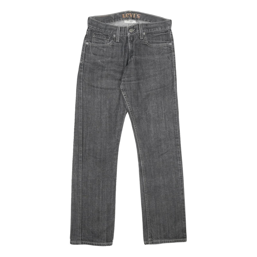 LEVI'S 514 Slim Mens Jeans Black Slim Straight Denim Medium W28 L30 Classic Fit