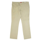 DICKIES Chino Style Womens Trousers Beige Regular Straight W36 L29