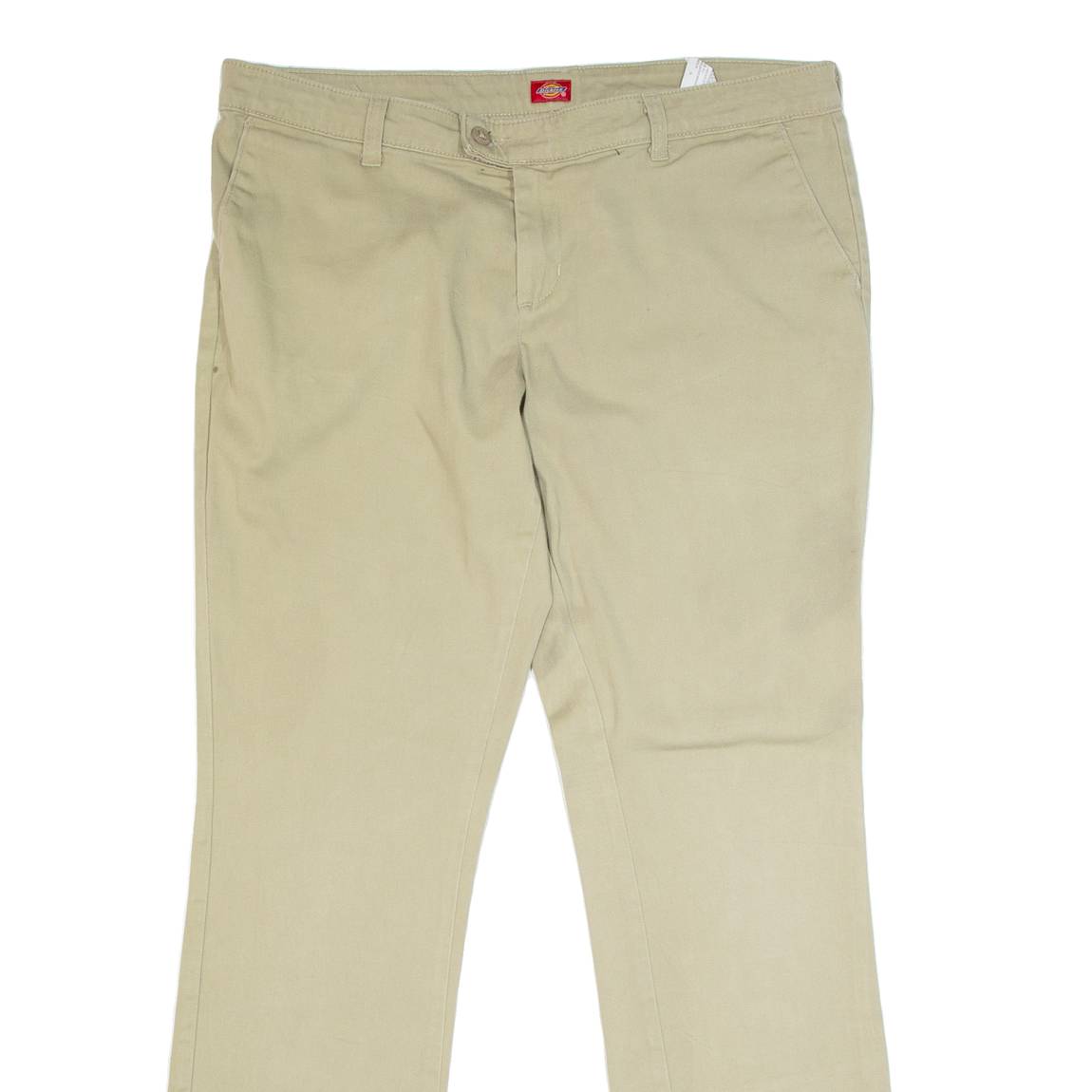 DICKIES Chino Style Womens Trousers Beige Regular Straight W36 L29