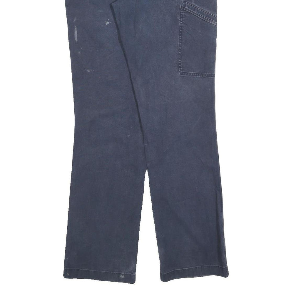 CARHARTT Mens Jeans Navy Relaxed Straight Denim Medium W31 L34 Workwear