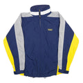 ODLO Mens Blue & Yellow Athletic Jacket M Polyester Zip Colourblock Sportswear