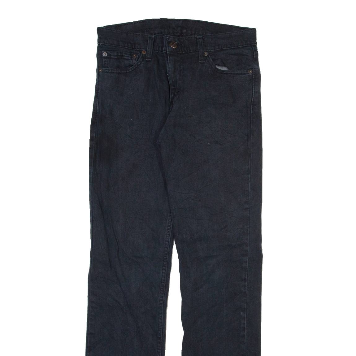 LEVI'S 511 Jeans Mens Black Slim Straight W29 L32