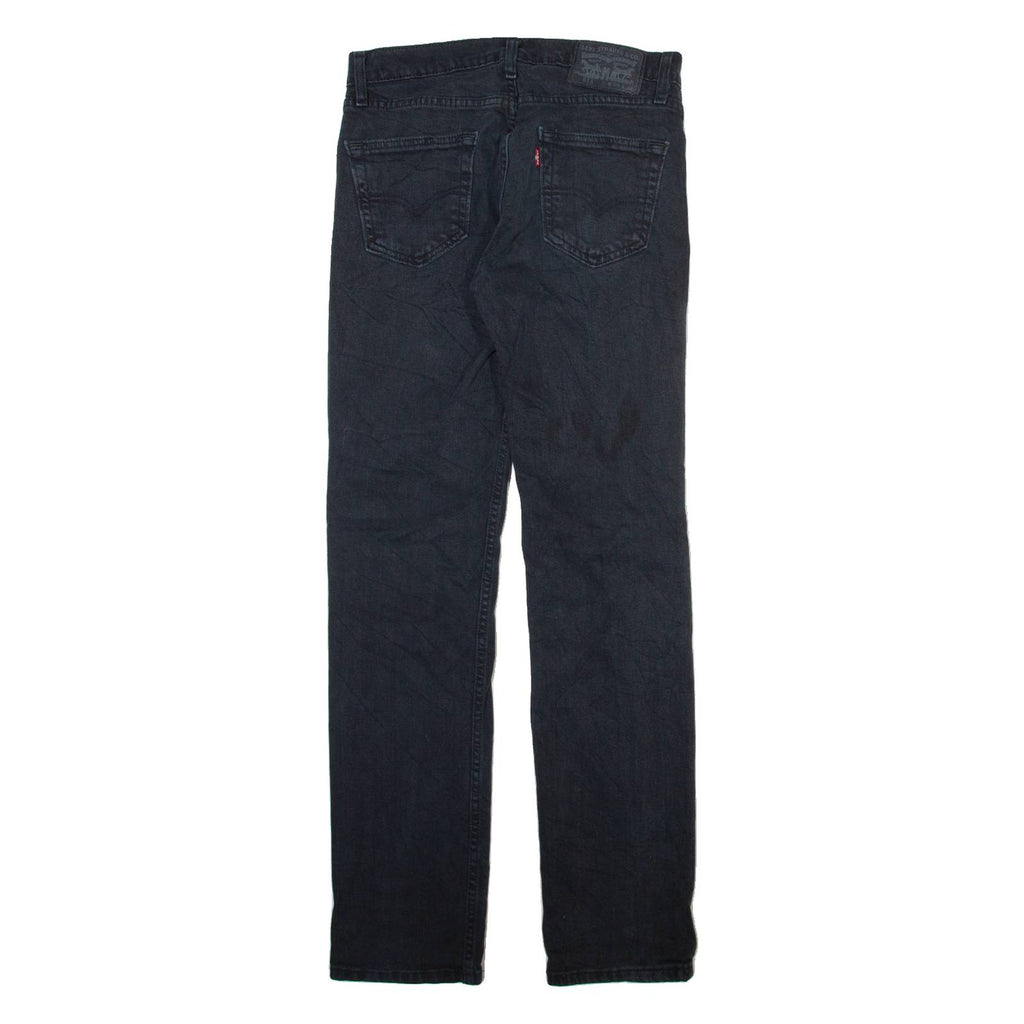 LEVI'S 511 Jeans Mens Black Slim Straight W29 L32