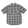 CARHARTT Mens Grey & White Check Shirt M Cotton Blend Casual Workwear