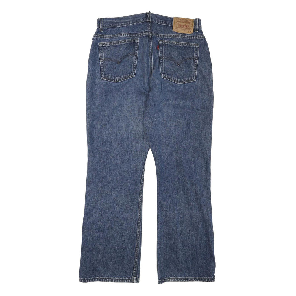 LEVI'S Womens Blue Regular Straight Denim Medium W32 L30 Jeans