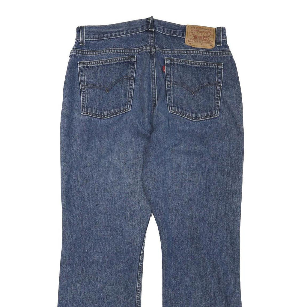 LEVI'S Womens Blue Regular Straight Denim Medium W32 L30 Jeans