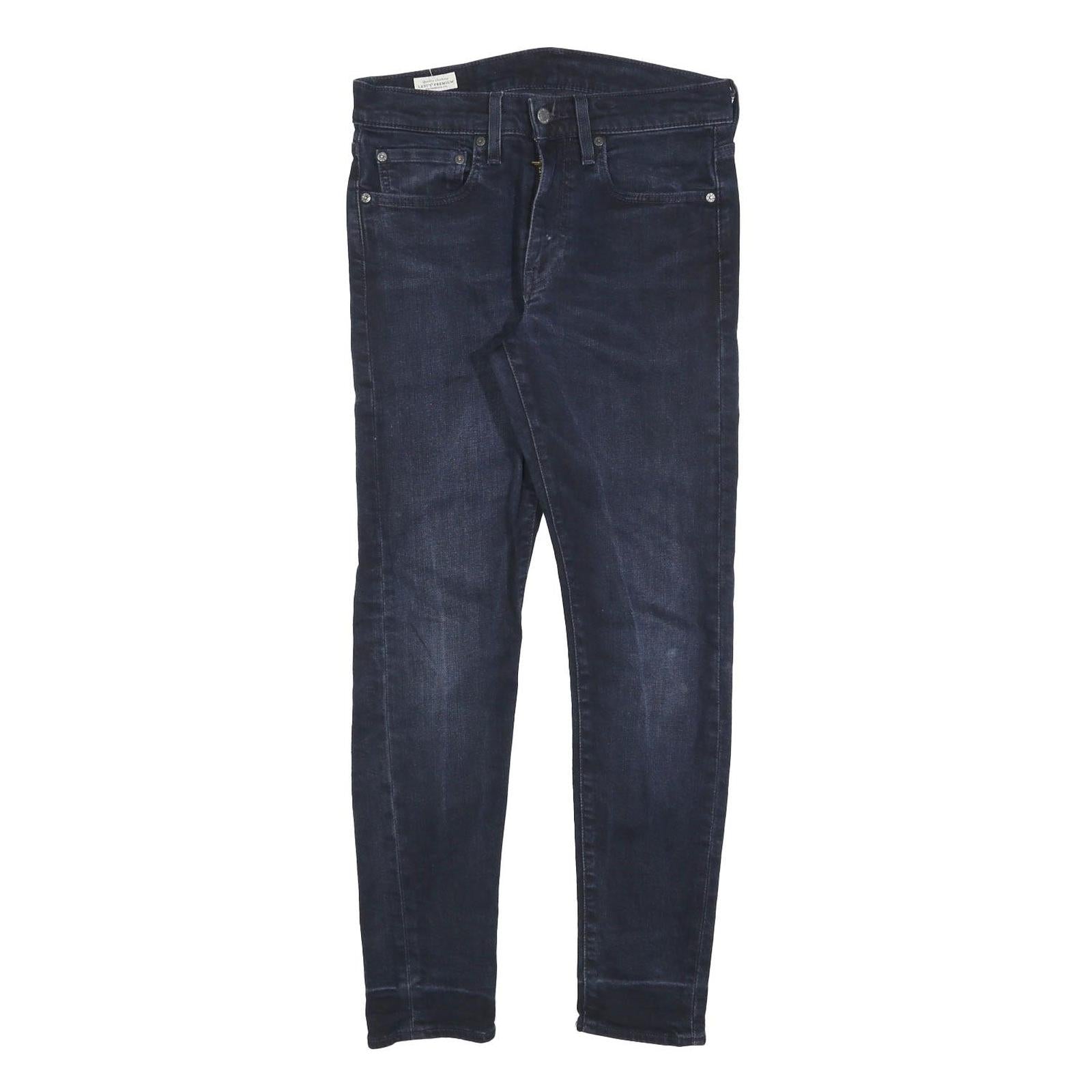 LEVI'S Mens Jeans Blue Slim Skinny Denim Medium W31 L30 Stretch Zip