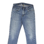 CARHARTT Mens Blue Regular Fit Straight Leg Denim W32 L30 Zip Cotton Blend