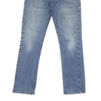 CARHARTT Mens Blue Regular Fit Straight Leg Denim W32 L30 Zip Cotton Blend