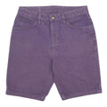 EDWIN Womens Shorts Purple Casual M W30 Pocketed Cotton