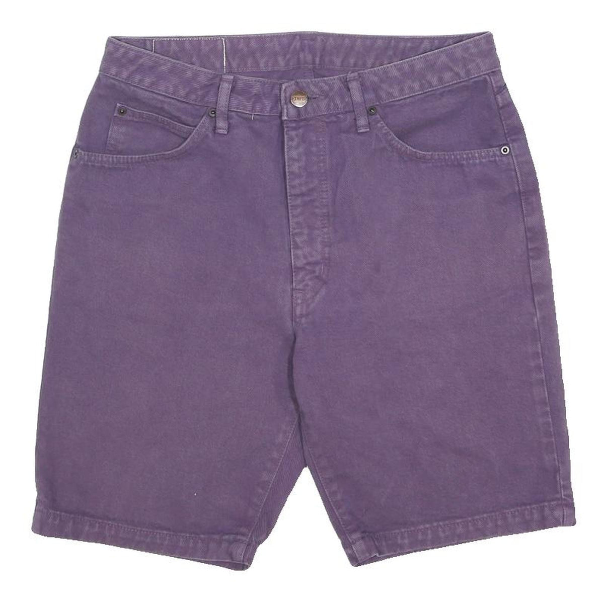 EDWIN Womens Shorts Purple Casual M W30 Pocketed Cotton