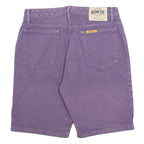 EDWIN Womens Shorts Purple Casual M W30 Pocketed Cotton
