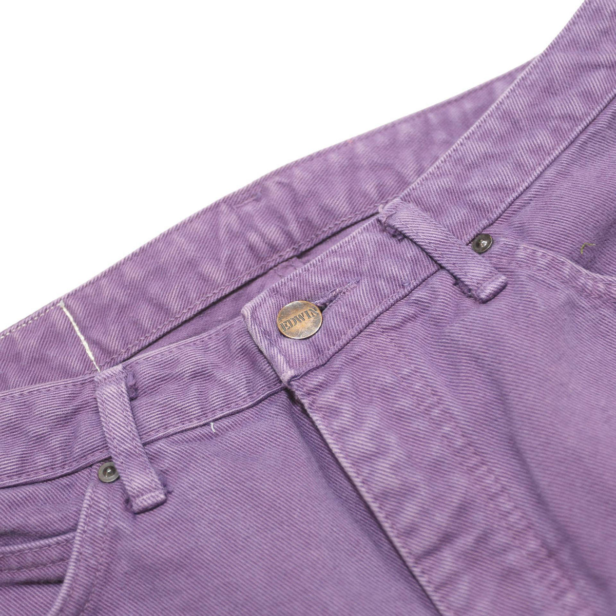 EDWIN Womens Shorts Purple Casual M W30 Pocketed Cotton