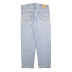 LEVI'S 550 Straight Mens Jeans Blue Relaxed Straight Denim Light W38 L32 Casual