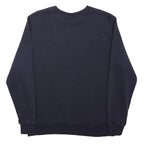 PUMA Mens Navy Blue Cotton Blend Crew Neck XL Sweatshirt Logo Print