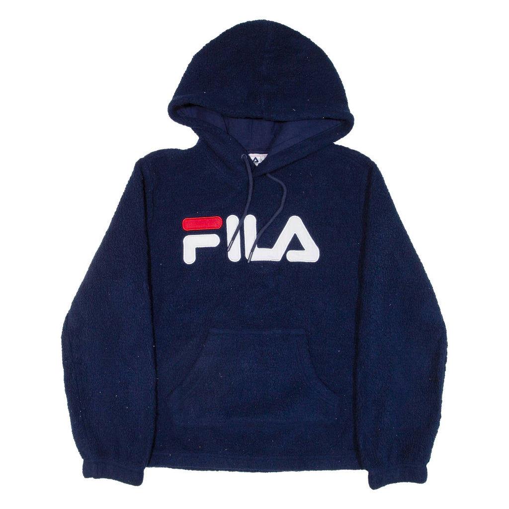 FILA Fleece Womens Blue Hoodie S