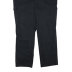 CLUB OF COMFORT Mens Cotton Blend Black Regular Cargo Trousers W42 L29