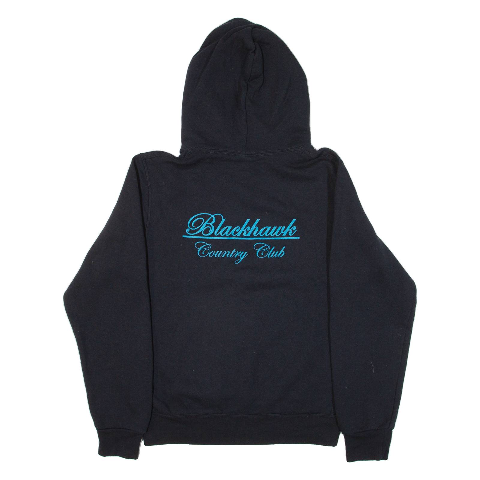RUSSELL ATHLETIC Blackhawk Country Club Mens Black Hoodie USA S