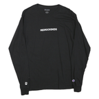 CHAMPION Mens Black Redrockskids Graphic Long Sleeve Crew Neck T-Shirt M