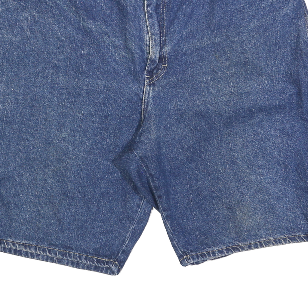 DICKIES Mens Denim Blue Casual Shorts 2XL W44 Cotton Blend Workwear