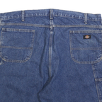 DICKIES Mens Denim Blue Casual Shorts 2XL W44 Cotton Blend Workwear