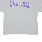 CHAMPION Mens Grey University Of Evansville Graphic T-Shirt XL Short Sleeve Crew