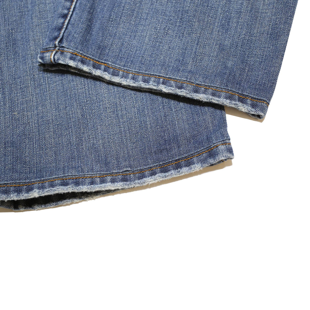 LEVI'S 501 Mens Jeans Blue Regular Straight Denim Medium W32 L32 Classic Button