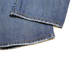 LEVI'S 501 Mens Jeans Blue Regular Straight Denim Medium W32 L32 Classic Button