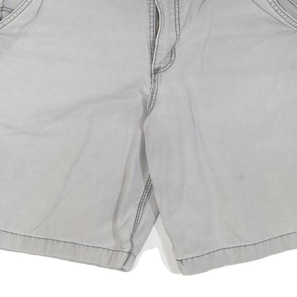 CARHARTT Mens Shorts Grey Casual M W34 Cotton Blend Relaxed Fit Workwear