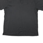 NAUTICA Mens Black Polo Shirt XL Cotton Blend Basic Short Sleeve Classic Fit