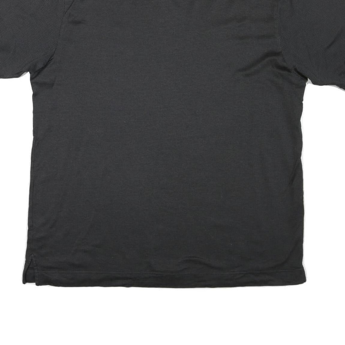 NAUTICA Mens Black Polo Shirt XL Cotton Blend Basic Short Sleeve Classic Fit