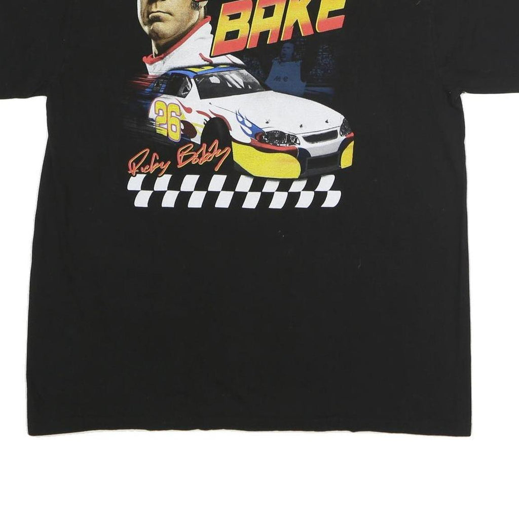 TALLADEGA NIGHTS Mens Black Shake & Bake Graphic T-Shirt XL Short Sleeve Crew