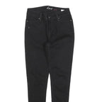 LEVI'S Womens Jeans Black Slim Skinny Denim W26 L28 Classic Fit Zip