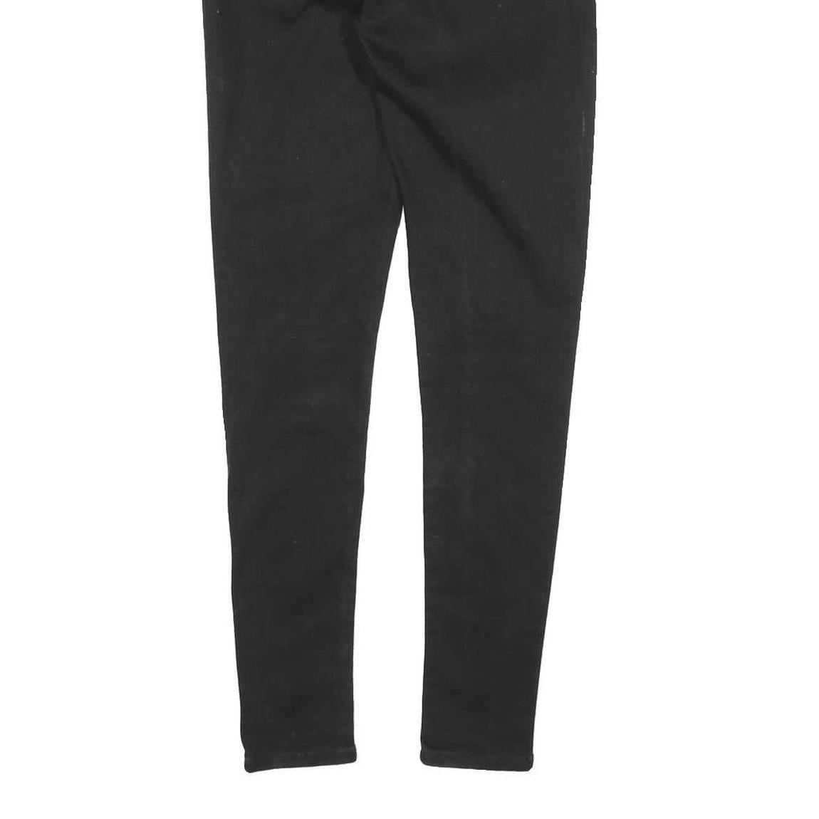 LEVI'S Womens Jeans Black Slim Skinny Denim W26 L28 Classic Fit Zip