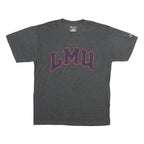 CHAMPION Mens Grey LMU Graphic T-Shirt M Short Sleeve Crew Neck Cotton Comfort