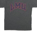 CHAMPION Mens Grey LMU Graphic T-Shirt M Short Sleeve Crew Neck Cotton Comfort