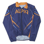 Mens Blue & Orange ALPIQ Polyester Blend Track Jacket M Sports Casual