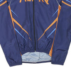Mens Blue & Orange ALPIQ Polyester Blend Track Jacket M Sports Casual
