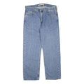 LEVI'S 505 Mens Jeans Blue Regular Straight Denim Medium W36 L30 Classic Style