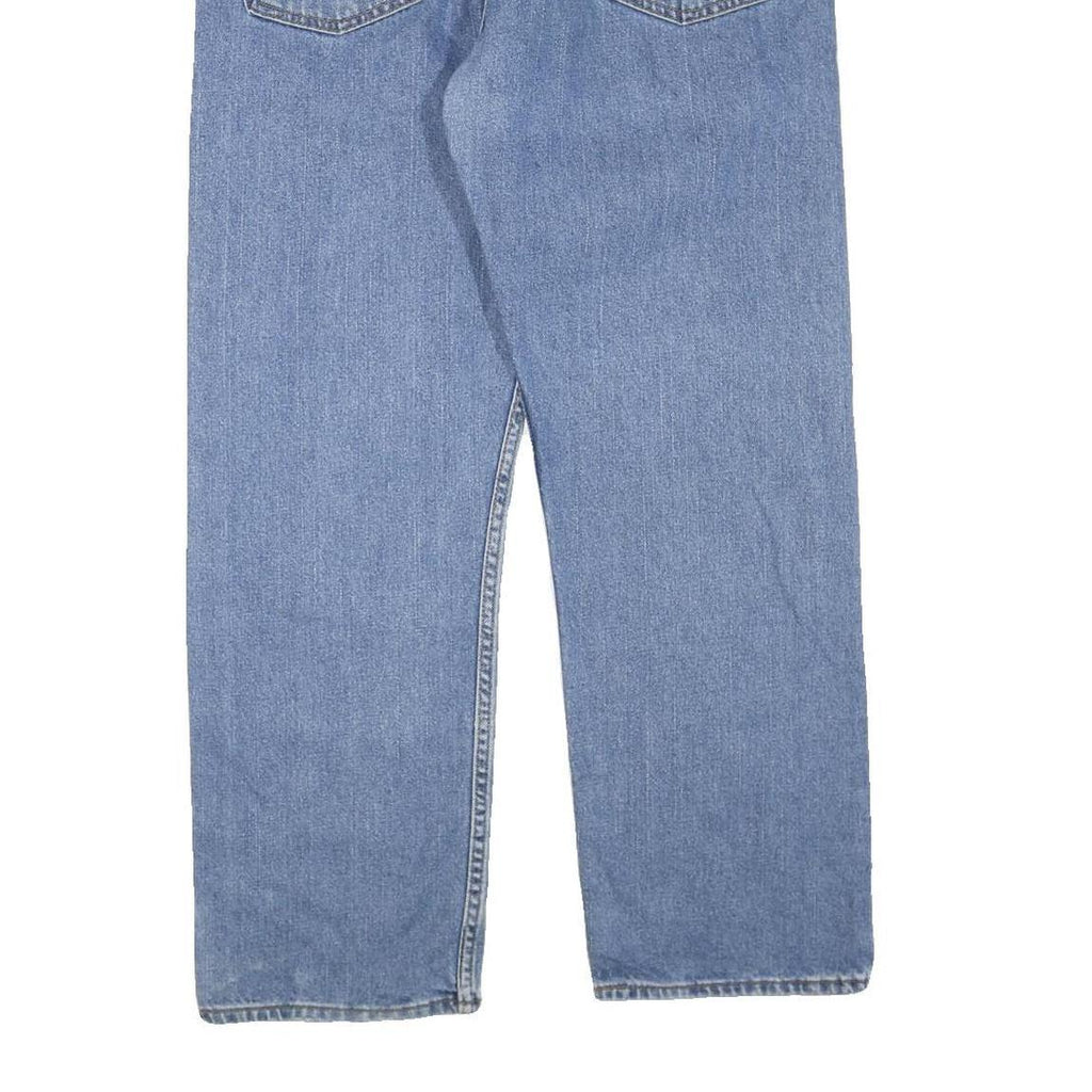 LEVI'S 505 Mens Jeans Blue Regular Straight Denim Medium W36 L30 Classic Style