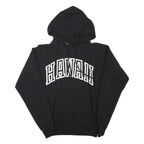HANES Mens Black Hawaii Pullover Hoodie S Cotton Blend Casual Streetwear