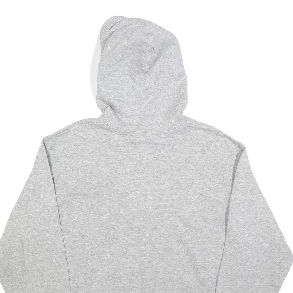 CHAMPION Mens Grey Hoodie M Cotton Blend Pullover Classic Comfort Casual