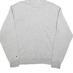 CHAMPION Mens Grey Hoodie M Cotton Blend Pullover Classic Comfort Casual